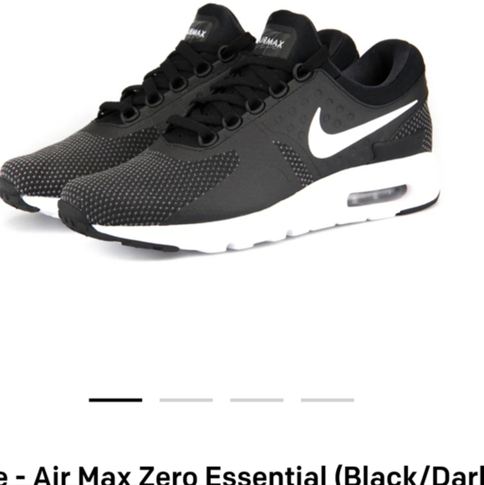 Nike Air Max Zero Essential Black and White Sneakers